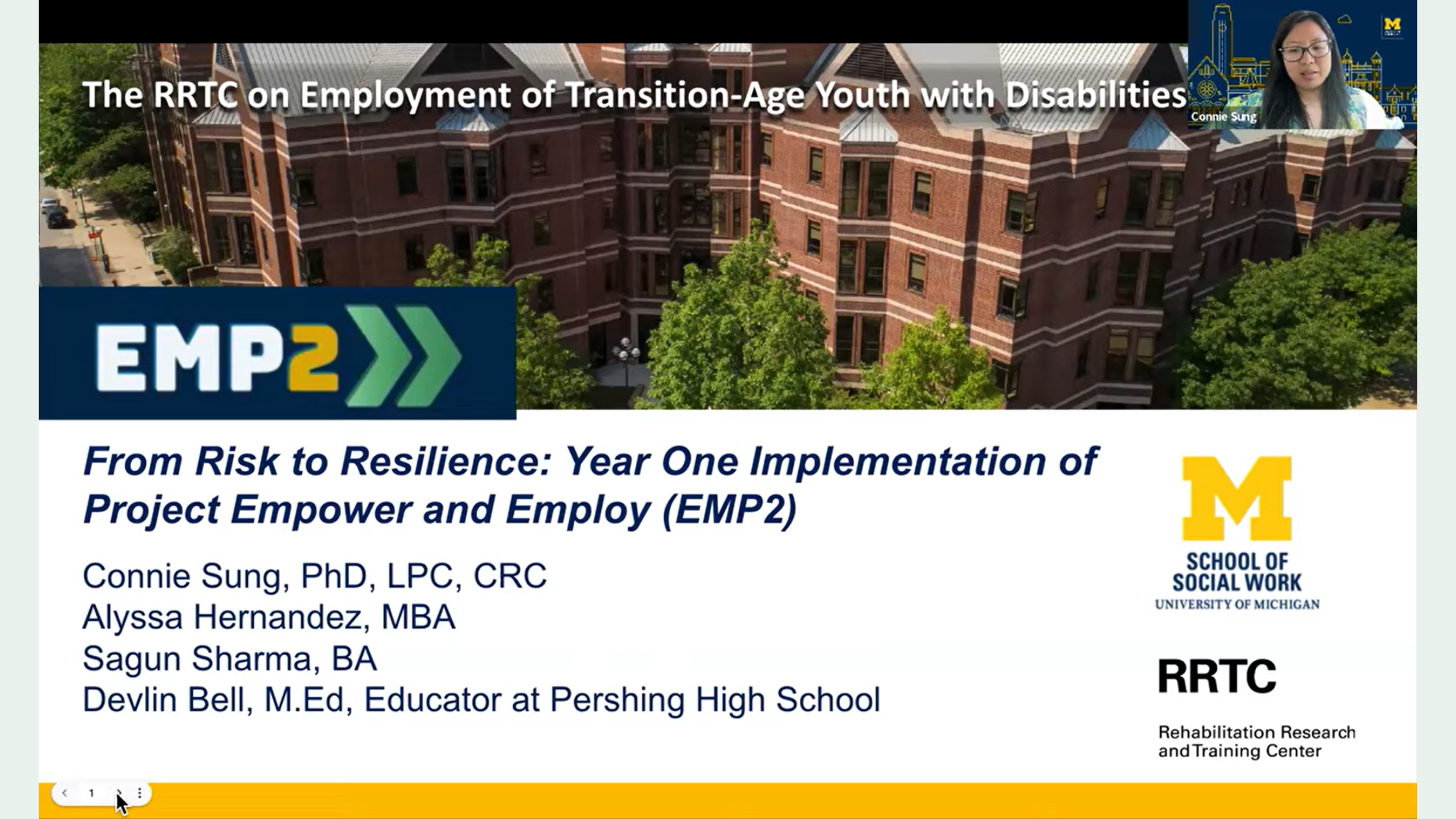 Year One of Project EMP2 – Presentation to VCU